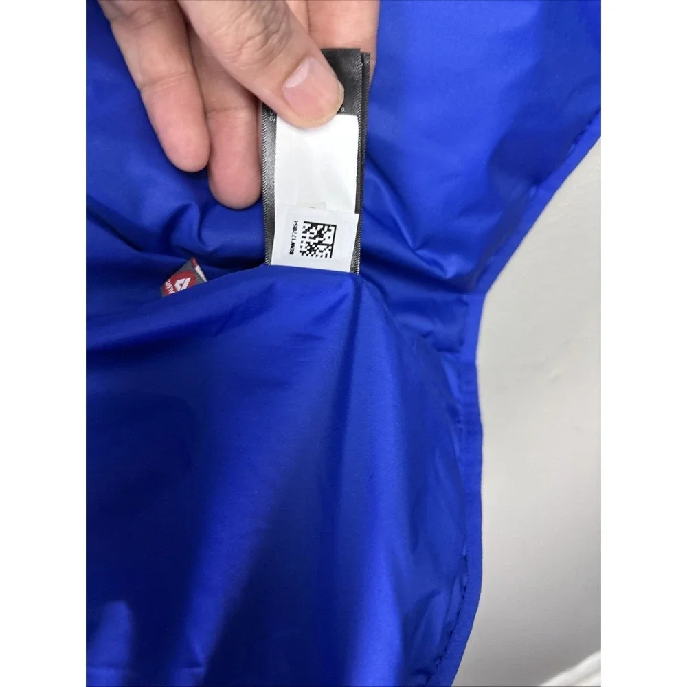 The North Face Men's Jacket Coat Poly Fill Warm Puffer Soft Shell Blue Size 2XL